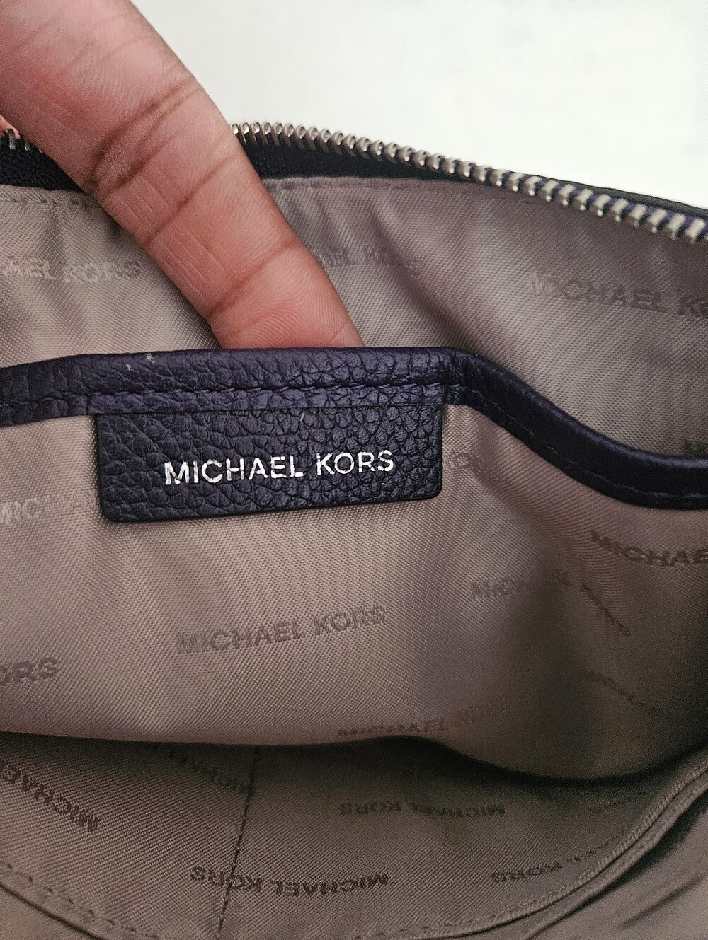 Michael Kors Leather Wristlet Clutch - Picture 4 of 7
